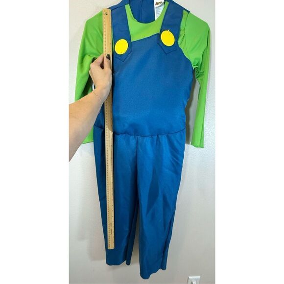 Nintendo Super Mario Brothers Boys Luigi Deluxe Kid's Halloween Costume Small - Picture 9 of 15